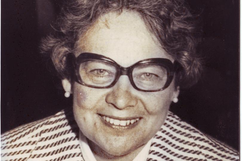 Else Kröner etwa im Jahr 1983.