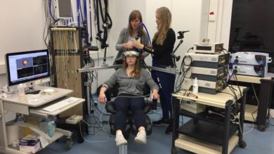 Labor für transkranielle Magnetstimulation (TMS)