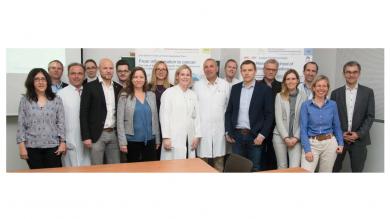 Das Bild zeigt beteiligte Wissenschaftler und Arbeitsgruppenleiter auf dem Auftaktsymposium 2019 in Mainz. 
