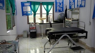 1.	One of the newly equipped delivery rooms in Narsahi, Nawalparasi, South Nepal