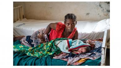 A mother and her new-born in Ncumpe health centre (Namuno district)