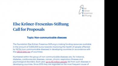 Call for Proposals: NCDs