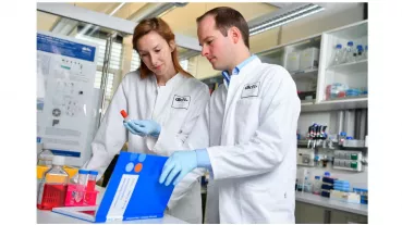 working in a neuroimmunological wet lab