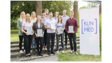Students of the 5th year of the KlinStrucMed program at the Hanover Medical 