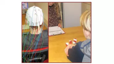 Die kognitiven Outcomes der Kinder werden u.a. über ereigniskorrelierte Potentiale im EEG und in einem Intelligenz- und Entwicklungstest gemessen