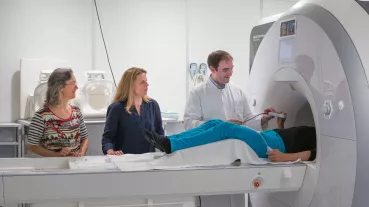 Image: Acquiring MRI data in the Brain Imaging Center