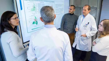 Discussion of findings on the climate by ARISE: Spokespersons with Clinican Scientists from Augsburg University Medicine