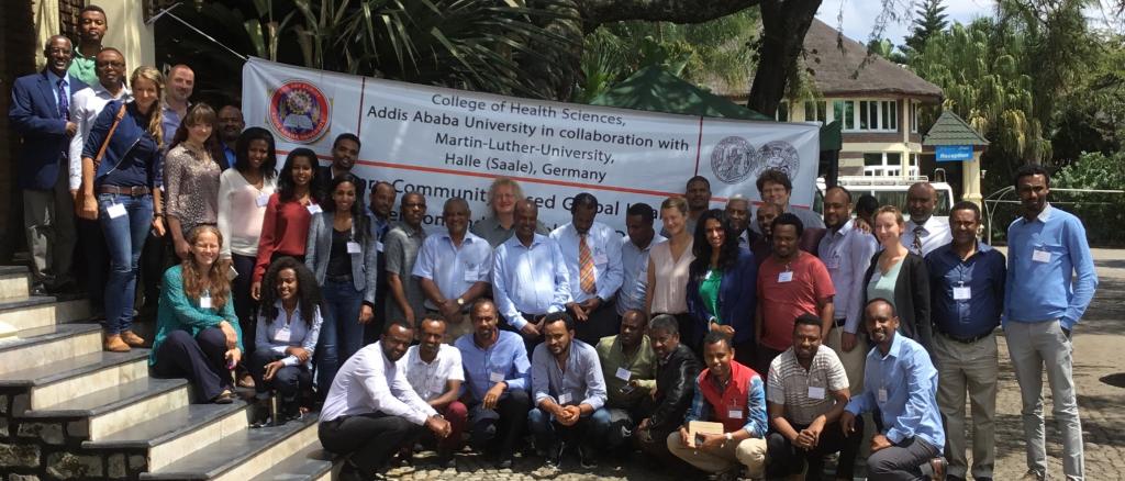 Partner aus Addis Ababa und Halle bei einem gemeinsamen Planungs-Workshop in Äthiopien 2018