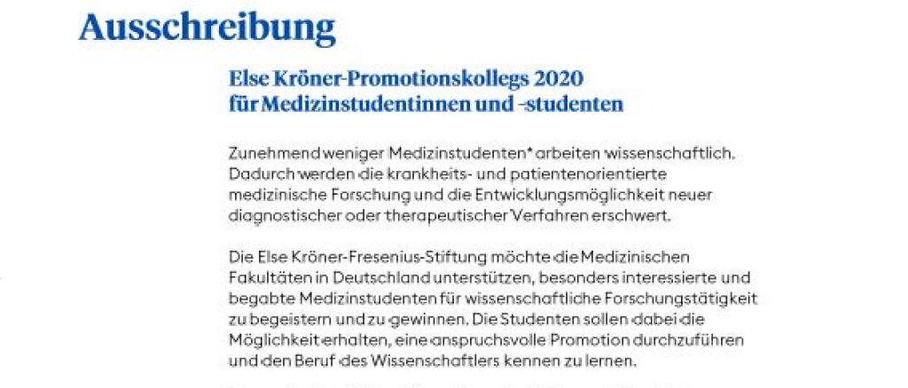 Promotionskollegs 2020