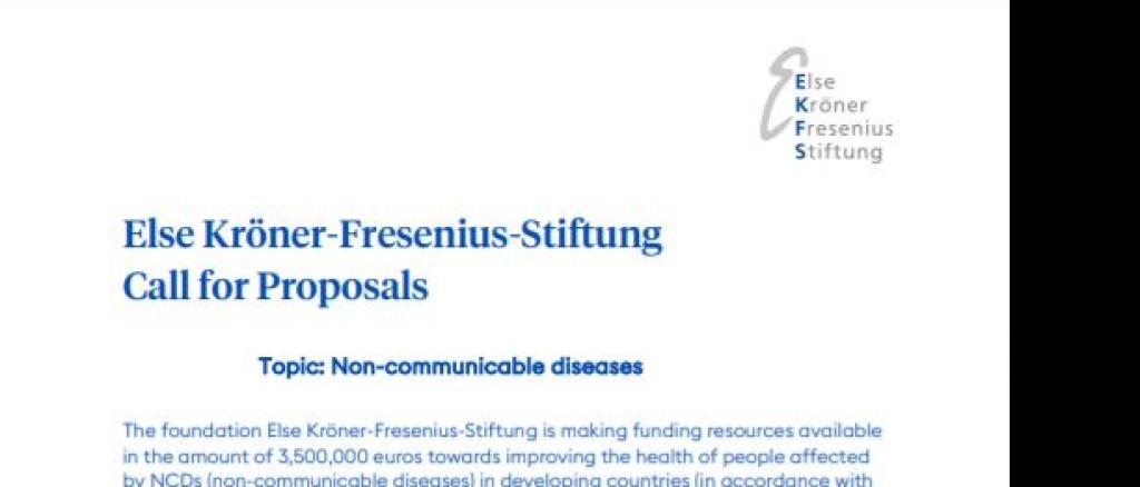 Call for Proposals: NCDs