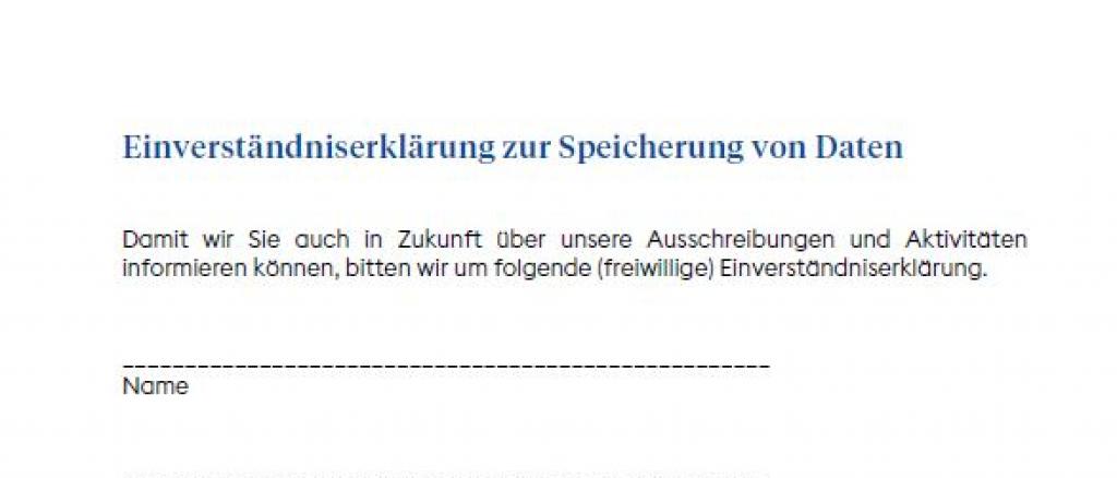 Einverständniserklärung Publikationspreise 2022
