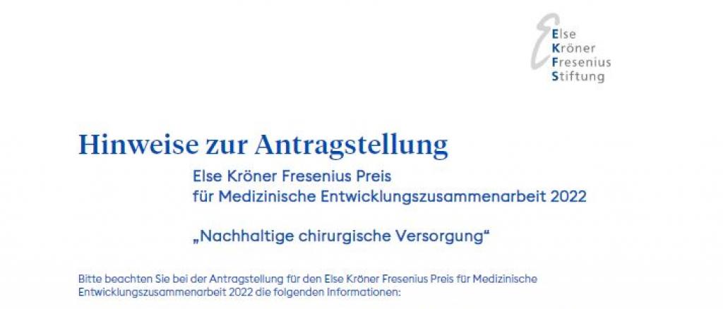 Humanitärer Preis 2022: Hinweise zur Antragsstellung 