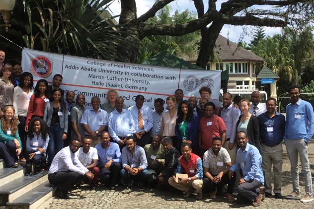 Partners from Addis Abeba and Halle at a joint planning workshop in Ethiopia in 2018